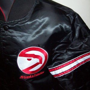 ATLANTA HAWKS Starter REVERSIBLE Jacket RED/BLACK